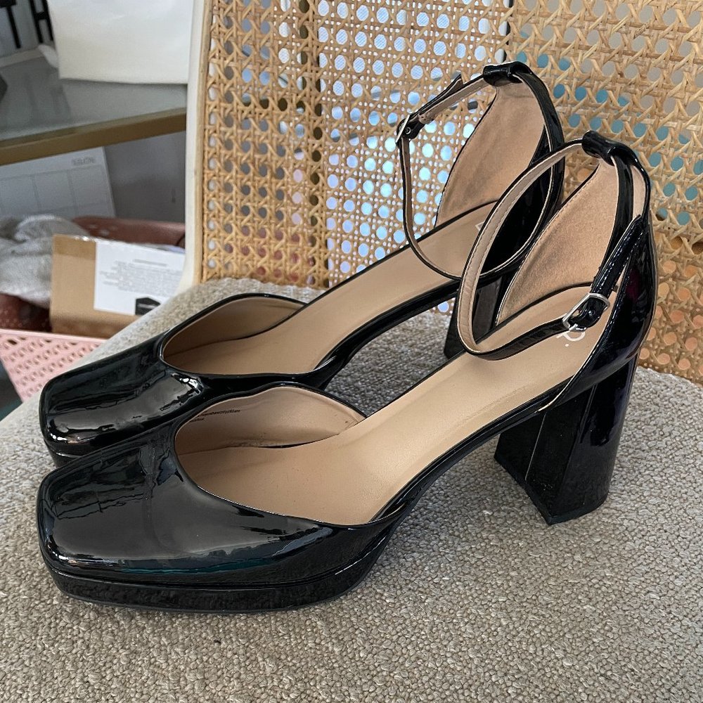 Pride Gender Inclusive Fynn Ankle Strap Platform Pump